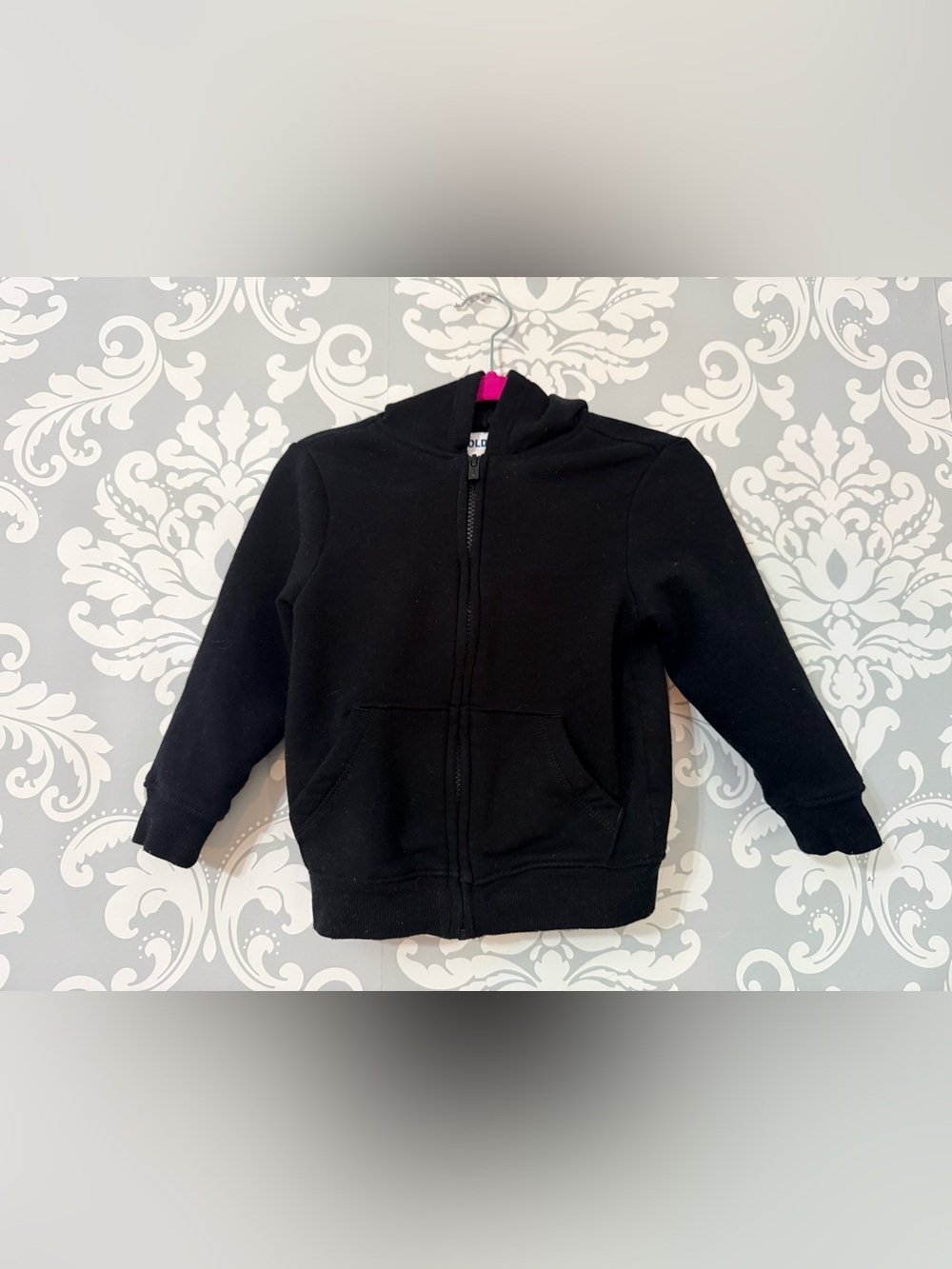 🌿10/$25 • Old Navy Kids Black Full-Zip Hoodie